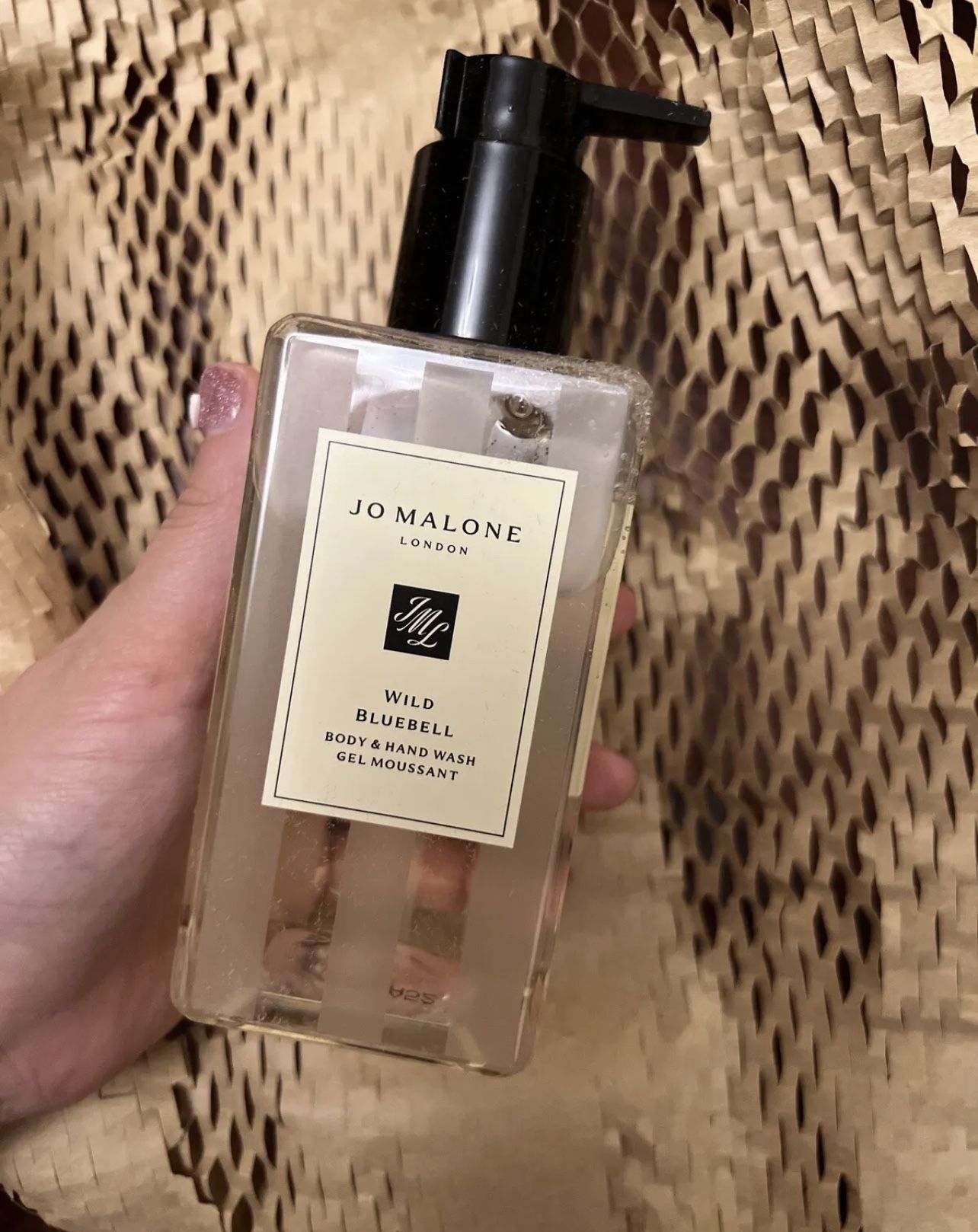 NEW Jo Malone Wild Bluebell Body & Hand Wash (With Pump) 250ml