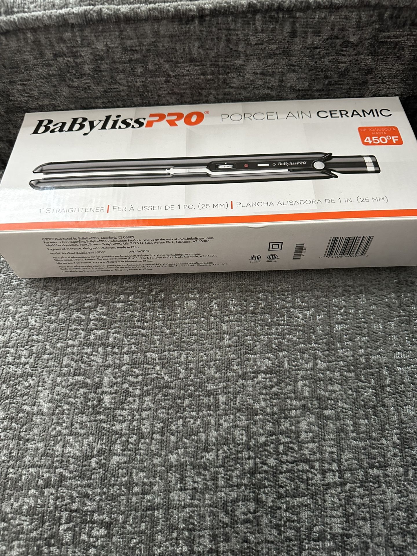 Babyliss PRO Porcelain Ceramic Straightener 1”