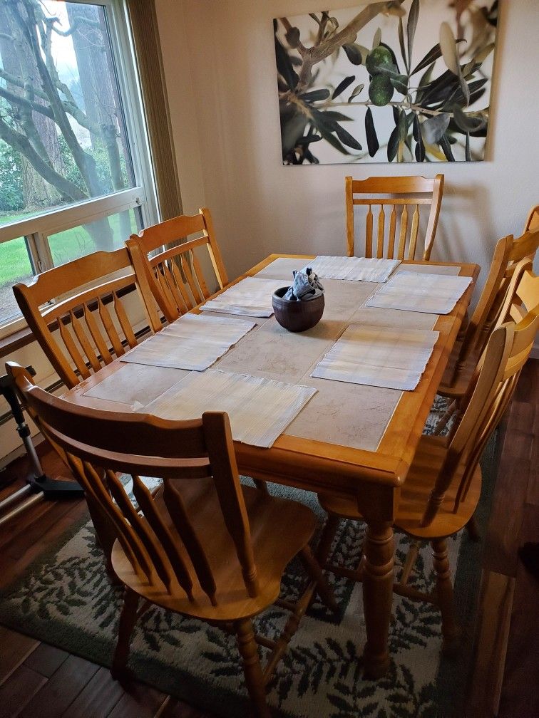 Dining Room Table With Tile Top 41x65