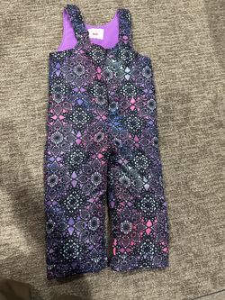 Kids 3T Girls Snow Bib