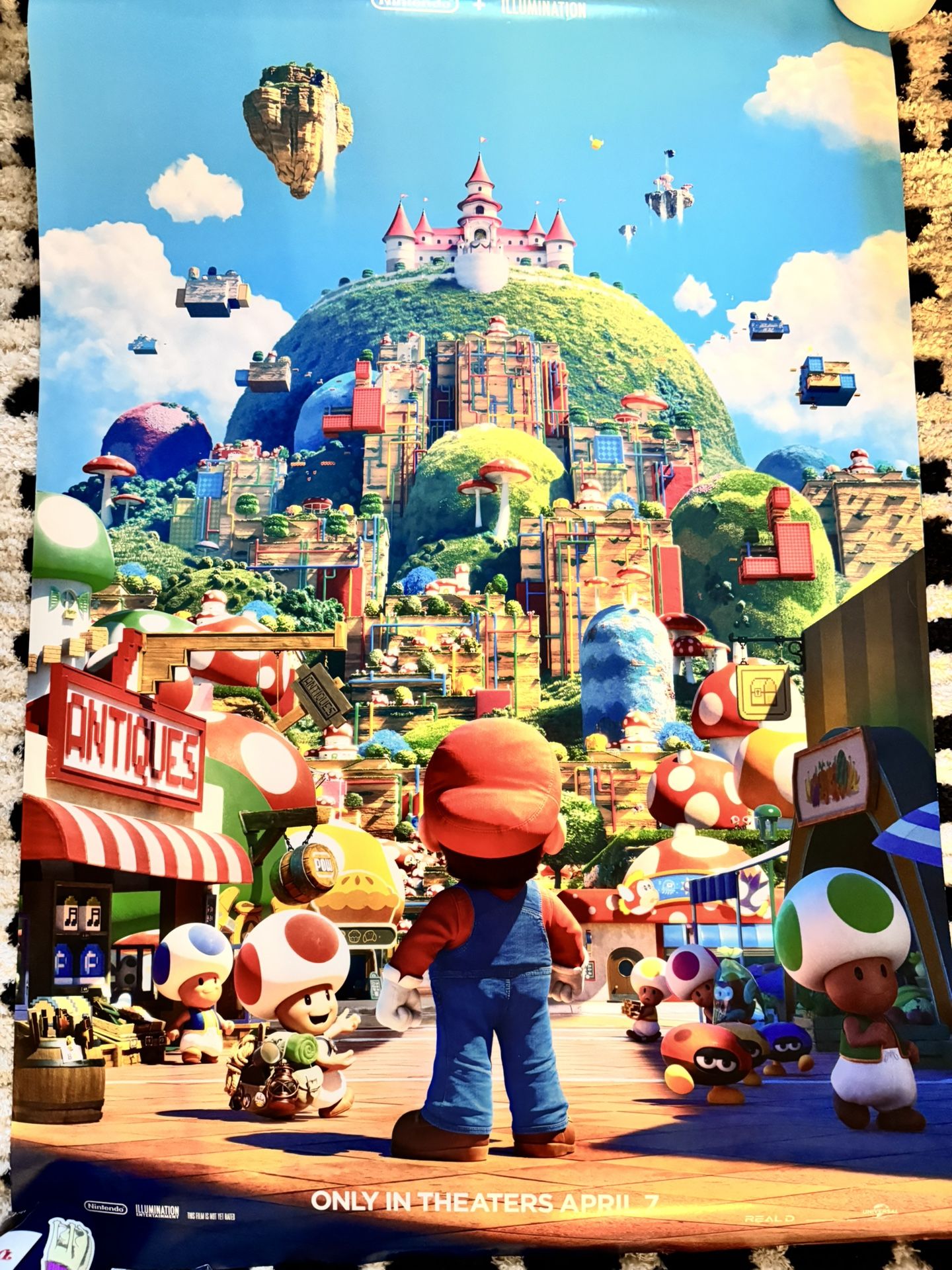 Mario Movie Theater Standard Poster 27”x40”