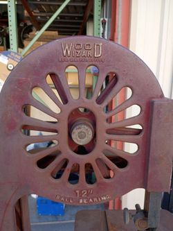Old wood Band Saw