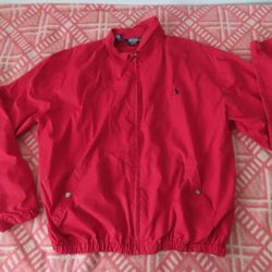 Vintage Polo Ralph Lauren  Jacket Mens XL Red  Zip singapore