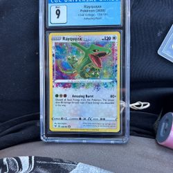 Rayquaza Pokemon Card #138 Graded CGC 9 Graded 