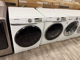 Samsung washer and dryer set electric with warranty