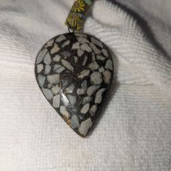 Vintage African Bead Necklace Glass Beads