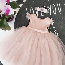 Princess Style Pink Dress 9-12 Month 