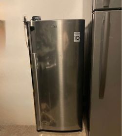 LG Stainless Steel Compact Refrigerator Excellent Condition
