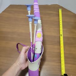 Disney Tangled Rapunzel Quiver Bow & Arrow  Set Prop Cosplay Halloween Costume