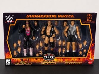 WWE Elite Collection WrestleMania 13 Submission Match Set