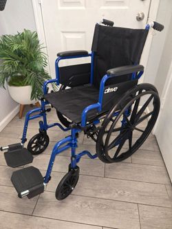 Drive Medical Blue Streak Lightweight Wheelchair, silla de ruedas