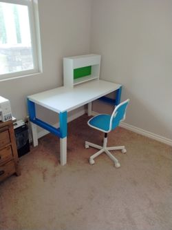 Desk with chair
