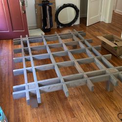 Custom Woodworked Queen Bed Frame 