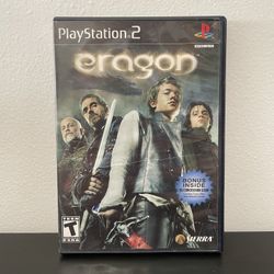 Eragon PS2 Sony Playstation 2 Video Game Dragon RPG 2006