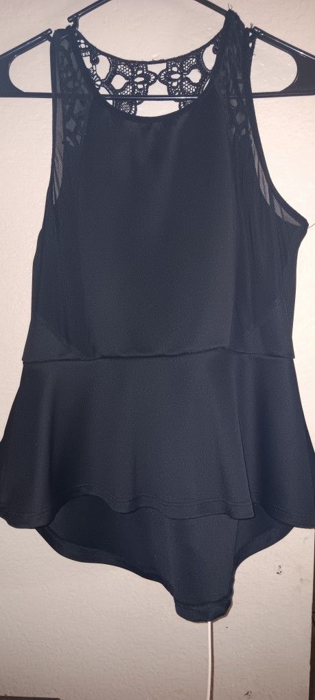 Cute Black Blouse 