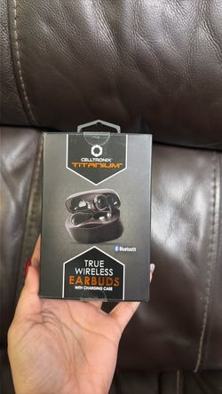 Celltronix Titanium True Wireless Earbuds with Charging Case (Bluetooth)