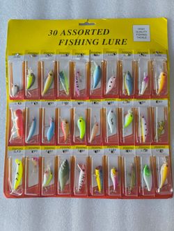 30 Assorted Fishing Lures
