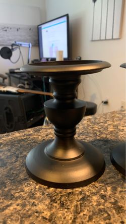 Candle Holders Black