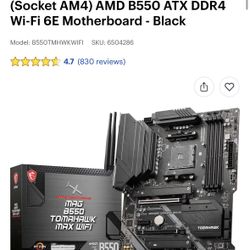 MSI - B550 Tomahawk Max Wifi (AM4)