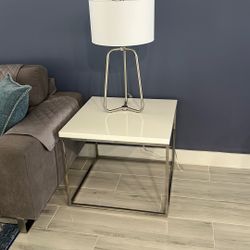 End Table With Lamp Included  For  $100
