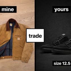 Trading Carhartt Jacket Size Meduim For Travis Scott Phantom size 12.5