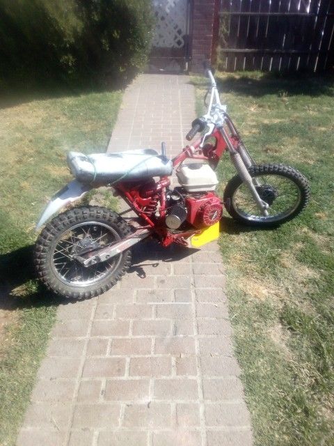 It's Used Be A Honda Xr80r 1990 But I Had Because The Original Gear Motor Messed Up So I Had To Put A Brand New Single Not Gear Motor But It's Seems F