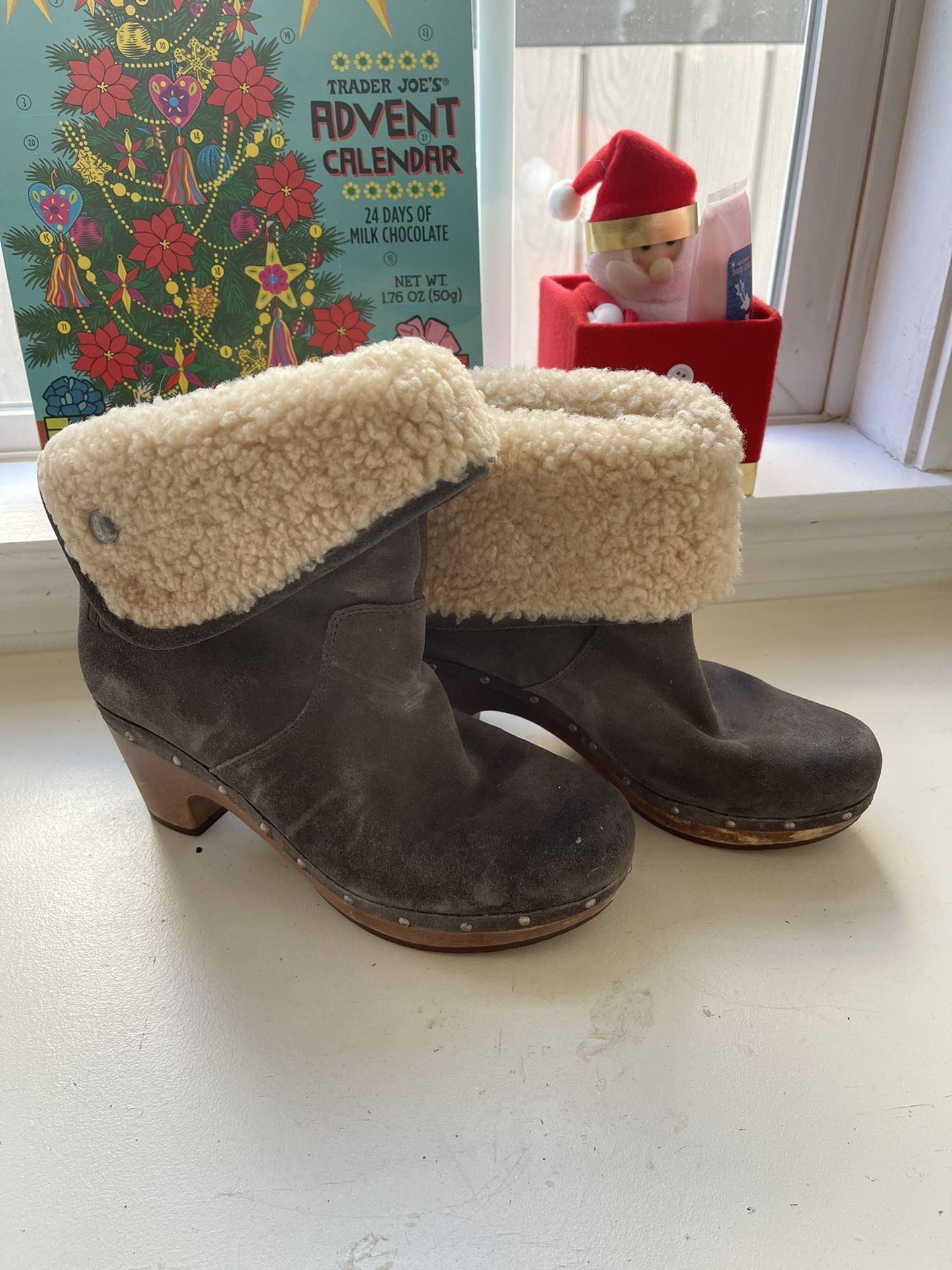 Grey UGG Boots, Size 7