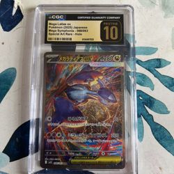 CGC Pristine 10 Mega Latias Ex SAR Mega Symphonia 