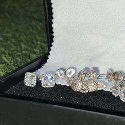 Pick up today, Sparkly Stud Earrings Set - Vivienne Westwood style & Crystal and other styles.