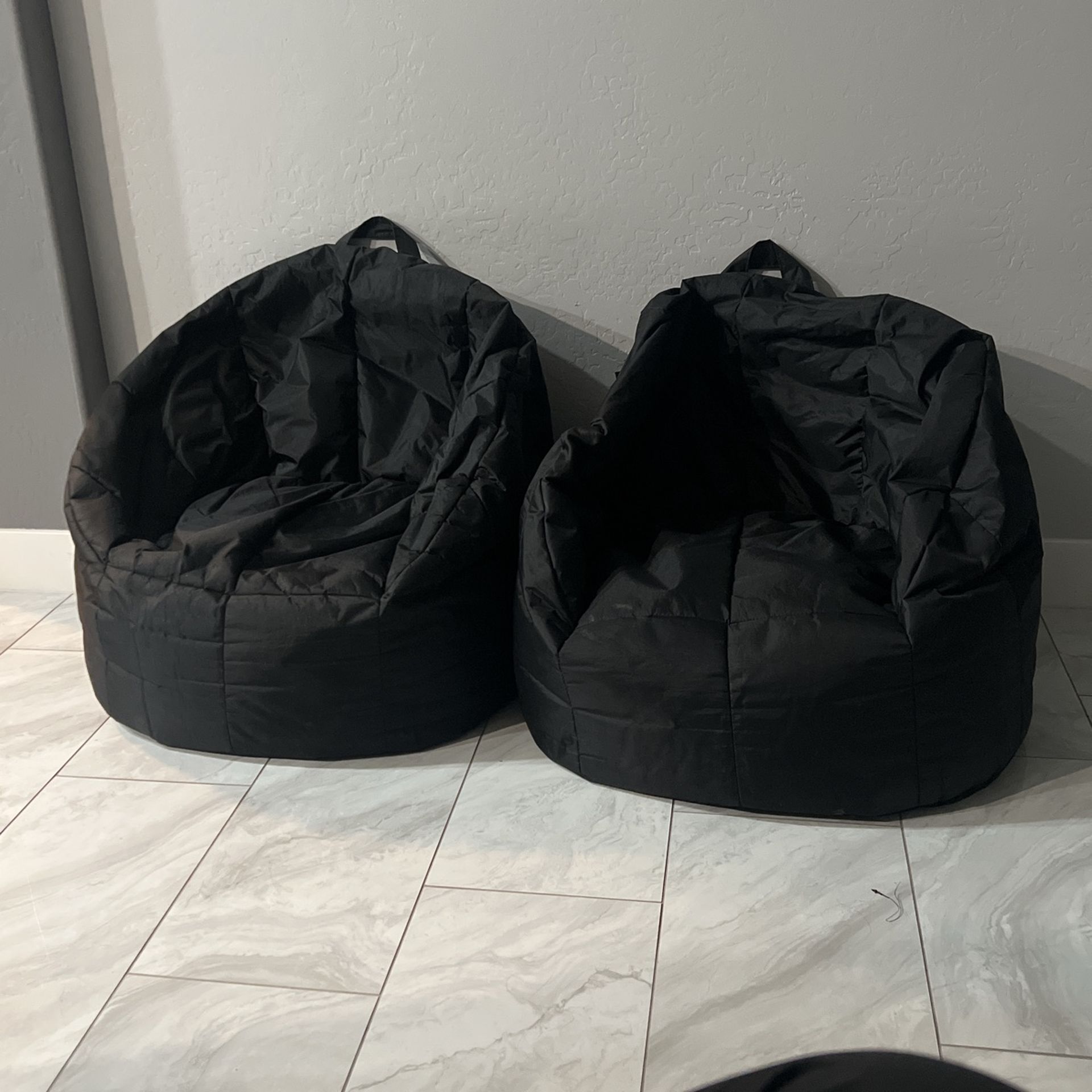 2 Big Joe Bean Bag Chairs