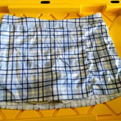 Plaid Skort 