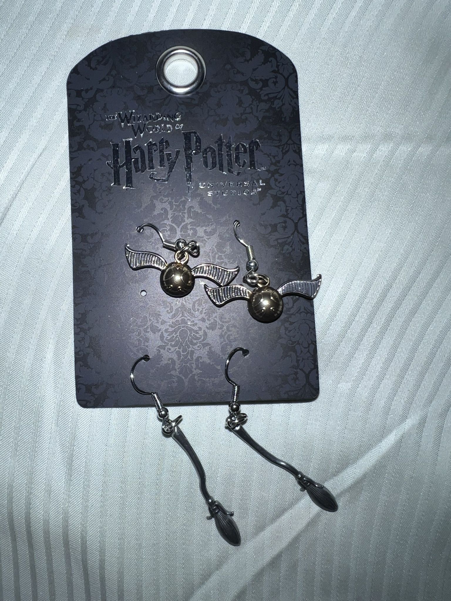 Wizarding World of Harry Potter Stud Earring Set Universal Studios Set Of 3 Pairs
