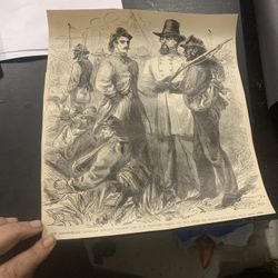 General Edward Johnson G.H. Stewart Black Cavalry 1884 Civil War Sketch