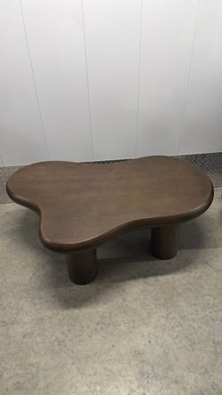 Organic Shape Wood Coffee Table