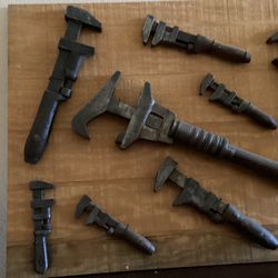 Vintage Railroad Wrenches. 1700,s - 1800,s