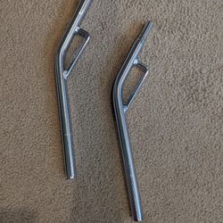 New Chrome Schwinn Bicycle Style Laid Back Seatposts, Either Skinny Tip Or 7/8 Tip Available 20.7 Mm Fits Schwinn Bicycles