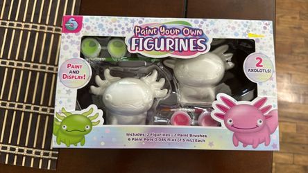 Paint Your Own Axolotl Figurines Kit