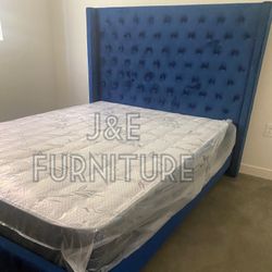 Queen Size Bed Frame With Mattress Included 
