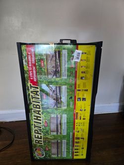 Exo Terra Large Wide Glass Terrarium.