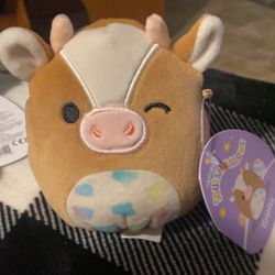 Griella Cow Squishmallow Easter Edition 4.5 In