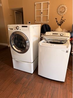 LG washer and dryer