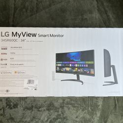 LG 2025 MyView Black 34" WQHD 100Hz 5ms Smart Monitor