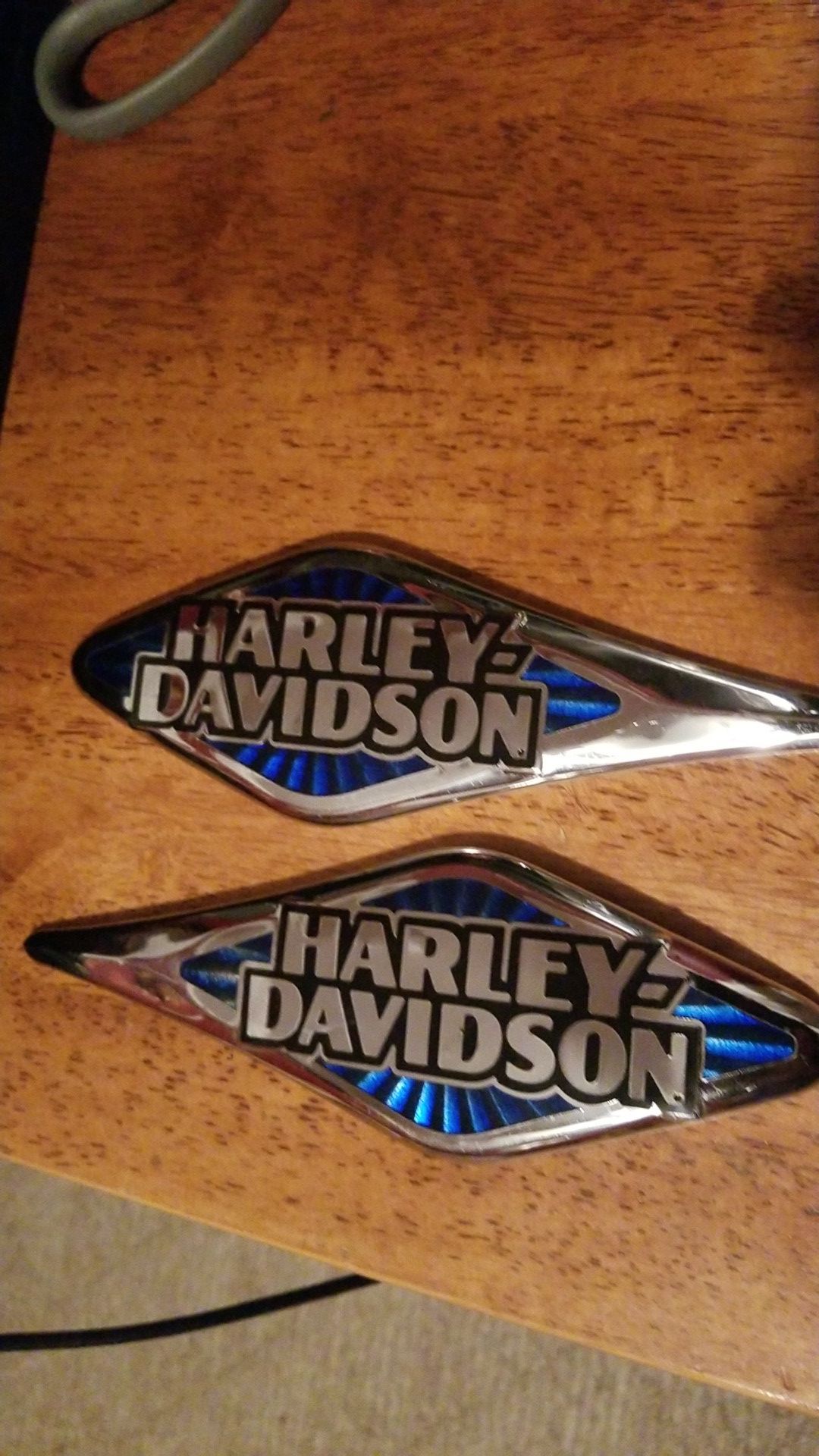 Harley davidson tank plates