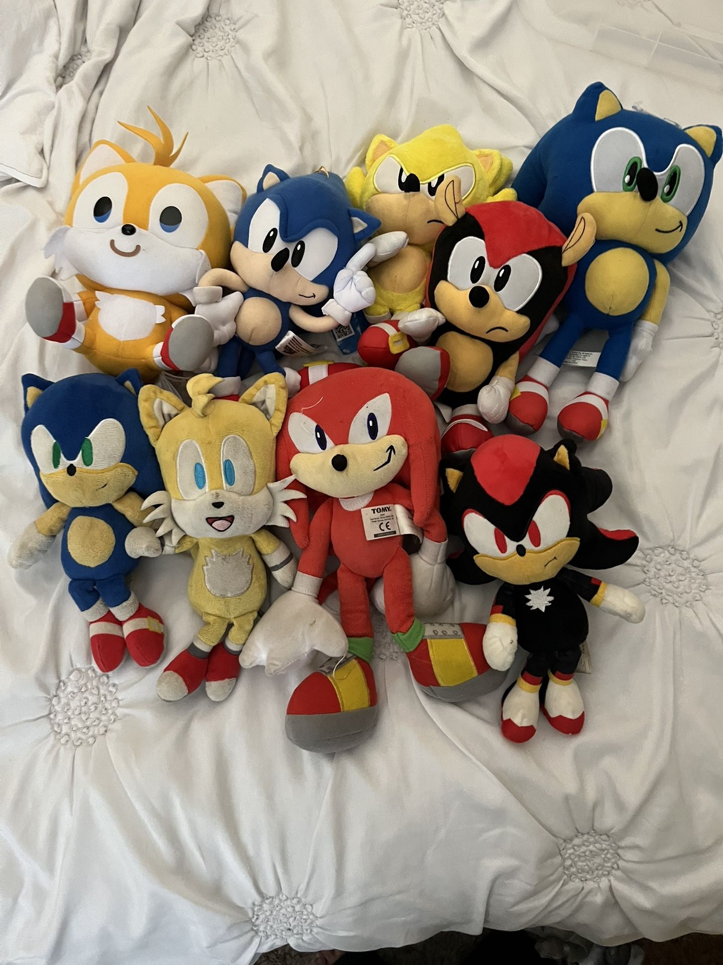 Sonic The Hedgehog Plushies (used)