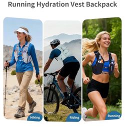 Hydration 💦 Running 🏃‍♀️ vest (chest 28”-34”)