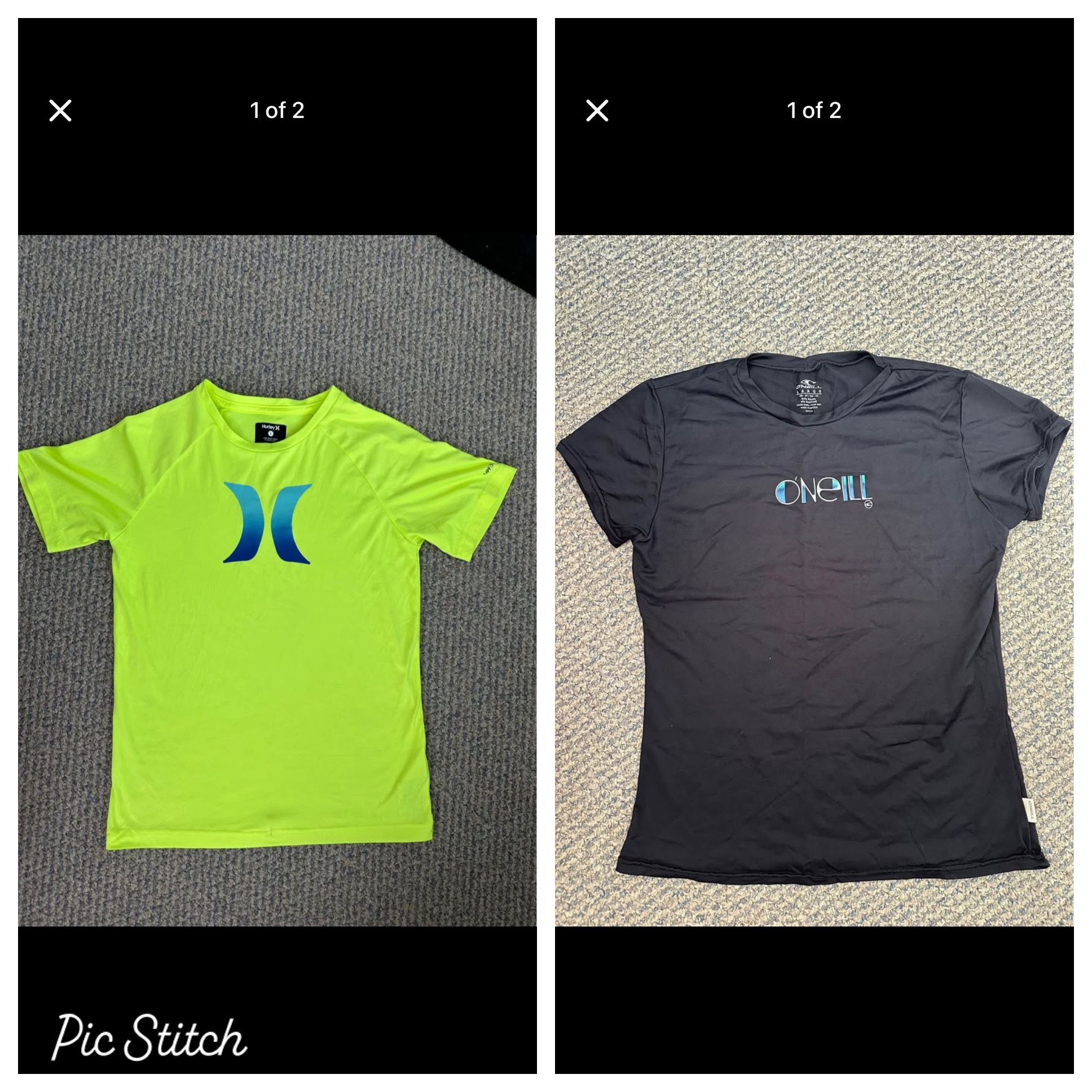 Boys Rash Guards Size Large Like New $20 For Both