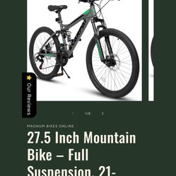 Mountain Bike Ecarpat 27.5 Green/grey
