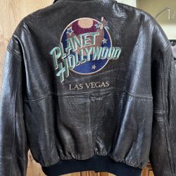 Leather Bomber Jacket