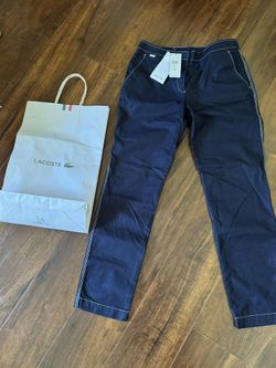Lacoste Pants Navy Blue Size 27