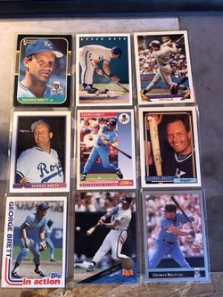 George Brett assorted baseball cards 3$ for all